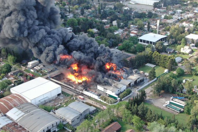 La accion mortal de la acroleína en un incendio